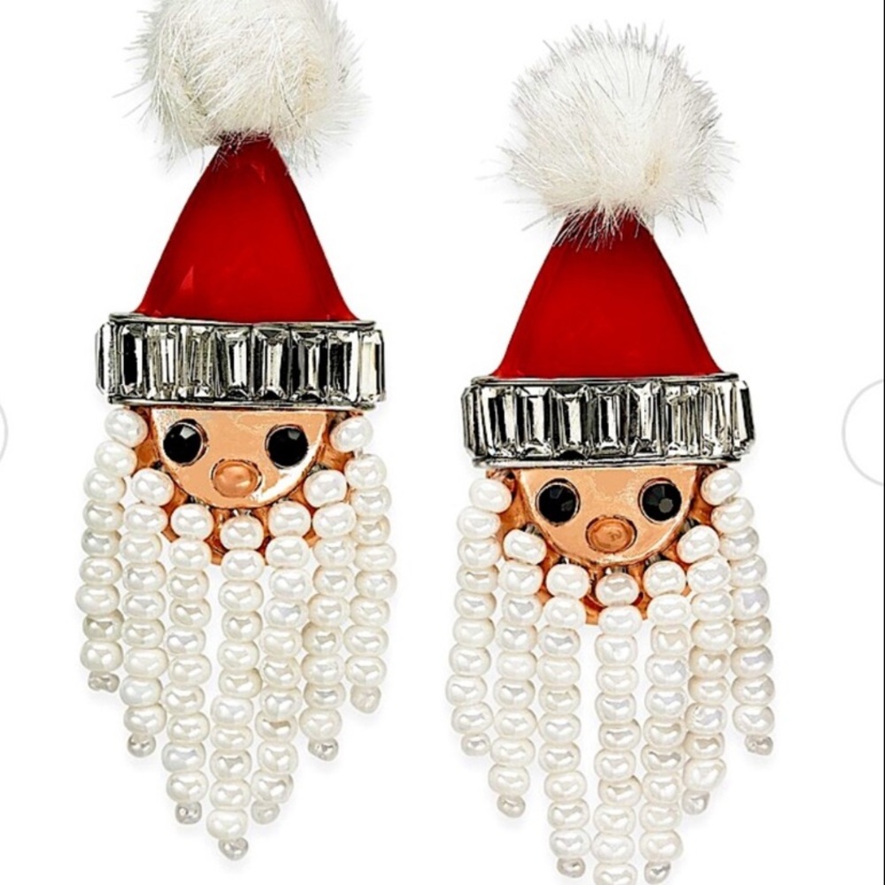 Whimsical Santa drop/tier earrings